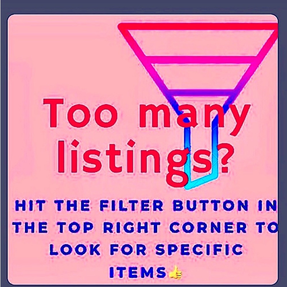 🌺↗️⬆️🔥 SORT LISTINGS on TOP of page in upper right hand corner button